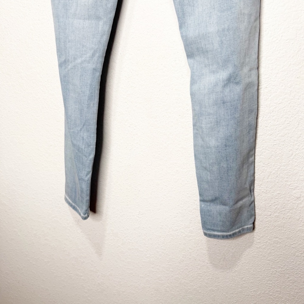Blanqi Pregnancy Support Skinny Jeans Light Destroy Wash Distressed 6 - Picture 8 of 12